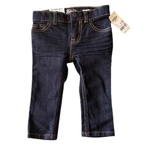 OshKosh B’gosh 9-12 month baby dark blue skinny jeans NWT boy and girl pants